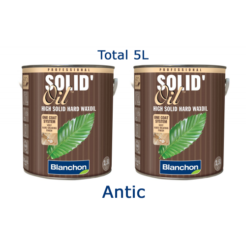 Blanchon SOLID'OIL  5 ltr (two 2.5 ltr cans) ANTIC 06402876 (BL)